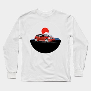 Civic Type R Japan Print Long Sleeve T-Shirt